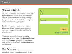 'uhaul.net' screenshot