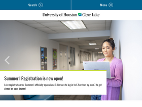 'uhcl.edu' screenshot