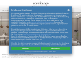 'uhrenlounge.de' screenshot
