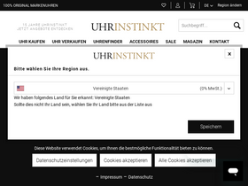 'uhrinstinkt.de' screenshot