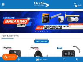 'uhs-hardware.com' screenshot