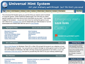 'uhs-hints.com' screenshot
