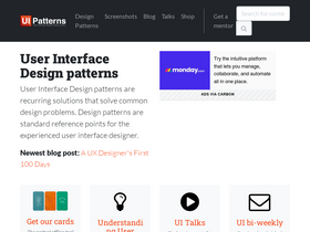 'ui-patterns.com' screenshot