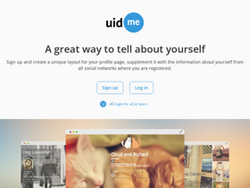 'uid.me' screenshot