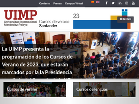 'uimp.es' screenshot