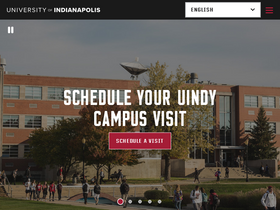 'uindy.edu' screenshot