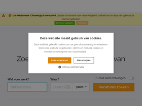 'uitzendbureau.nl' screenshot