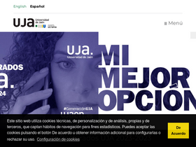 'ujaen.es' screenshot