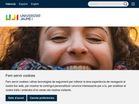 'uji.es' screenshot