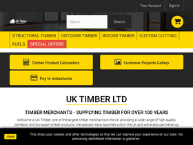 'uk-timber.co.uk' screenshot