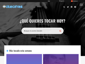 'ukecifras.es' screenshot
