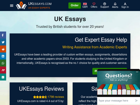 'ukessays.com' screenshot