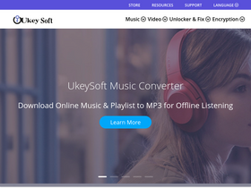 'ukeysoft.com' screenshot