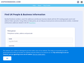 'ukphonebook.com' screenshot