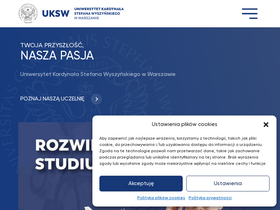 'uksw.edu.pl' screenshot