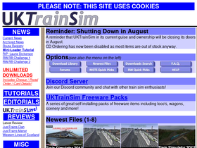'uktrainsim.com' screenshot