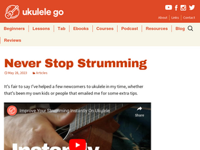'ukulelego.com' screenshot