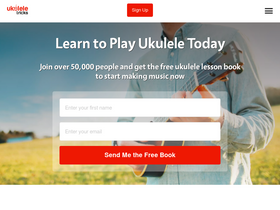 'ukuleletricks.com' screenshot
