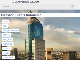 'ulasantempat.com' screenshot