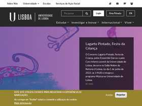 'ulisboa.pt' screenshot