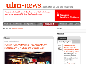 'ulm-news.de' screenshot