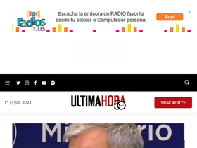 'ultimahora.com' screenshot
