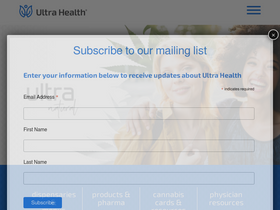 'ultrahealth.com' screenshot