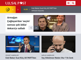 'ulusalpost.com' screenshot