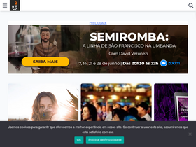'umbandaeucurto.com' screenshot