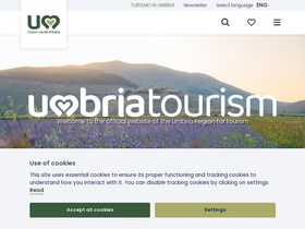 'umbriatourism.it' screenshot