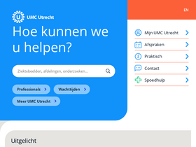 'webwinkel.umcutrecht.nl' screenshot