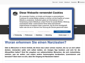 'umgang-mit-narzissten.de' screenshot