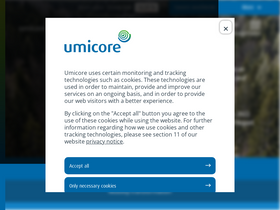 'umicore.com' screenshot