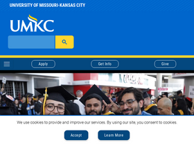 'umkc.edu' screenshot