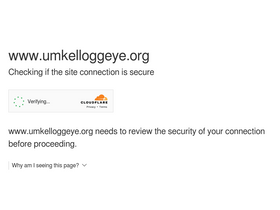 'umkelloggeye.org' screenshot