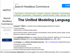 'uml-diagrams.org' screenshot