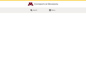 'umn.edu' screenshot
