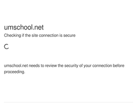'umschool.net' screenshot