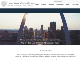 'umsystem.edu' screenshot