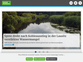 'umweltbundesamt.de' screenshot