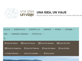 'unaideaunviaje.com' screenshot