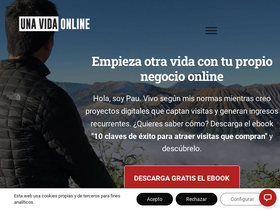 'unavidaonline.com' screenshot