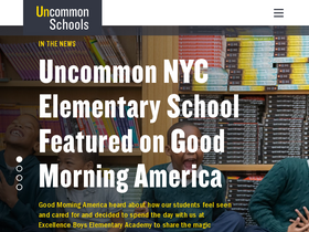 'uncommonschools.org' screenshot