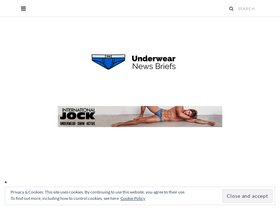 'underwearnewsbriefs.com' screenshot