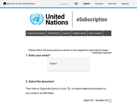 'undocs.org' screenshot