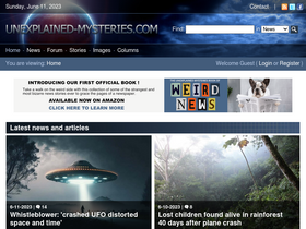 'unexplained-mysteries.com' screenshot