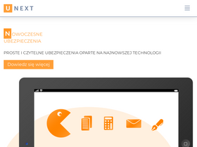 'unext.pl' screenshot
