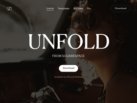 'unfold.com' screenshot