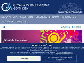 'uni-goettingen.de' screenshot