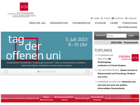 'uni-mainz.de' screenshot